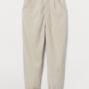 Divided Women's Light Beige Corduroy Pants